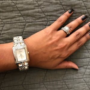 Fossil crystal watch - gently used.